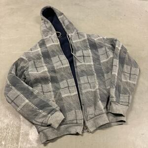 vintage Y2K flannel skate hoodie
